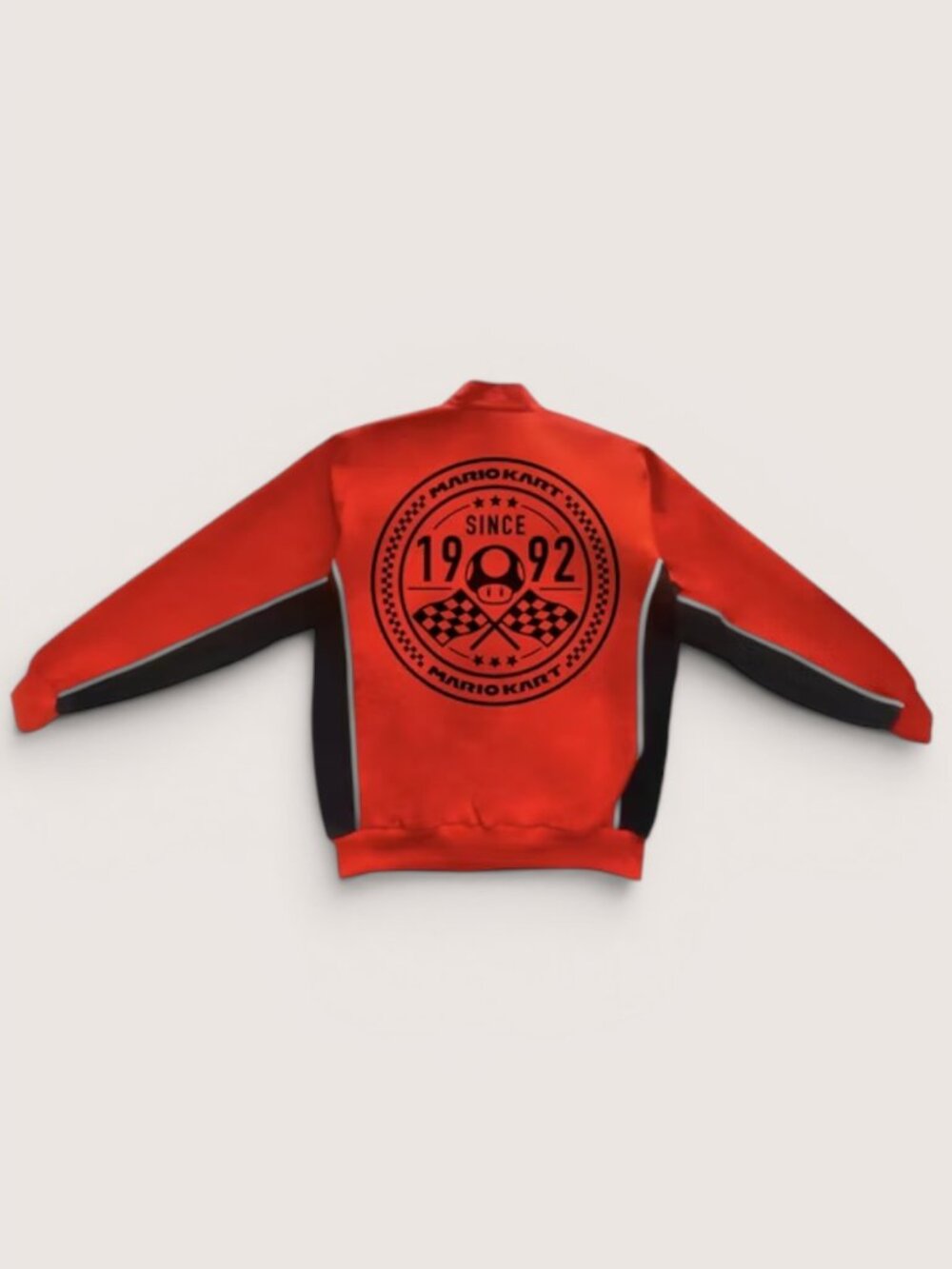 Mario Kart Canvas Racing Jacket Red - Picture 2 of 4